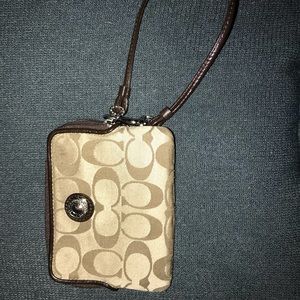 Coach wallet wristlet